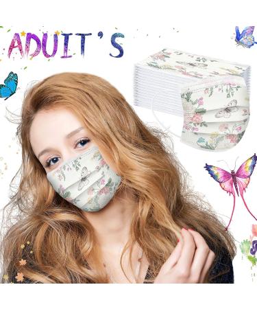 Lulupi 50-Piece Dandelion Motif 3-Layer One-Way Mouth and Nose Protection - International Shipping Available - Buy Online on GoSupps.com