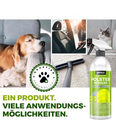 Upholstery Cleaner Sofa 750ml - Best Stain Remover for Furniture Car Seats & Carpets - Effective & Easy to Use - Buy Online on GoSupps.com