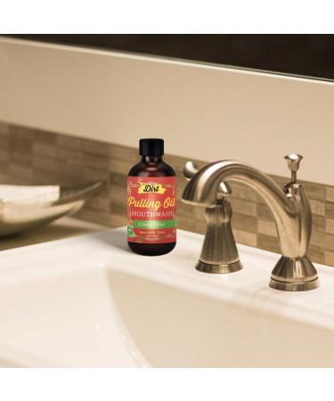THE DIRT Oil Pulling Mouthwash - Gluten Free Plaque & Tartar Remover Bad Breath Eliminator Teeth Whitener - Cinna Mint 4 Ounce - Shop Internationally - Buy Online on GoSupps.com