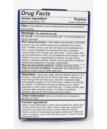 Walgreens Acne Treatment Cleansing Bar - 10% Benzoyl Peroxide for Clear Skin - Buy Online on GoSupps.com