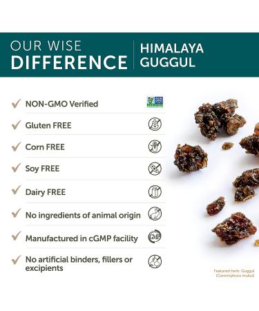 Himalaya Guggul - 60 Vegetarian Capsules for Weight Management & Health - Buy Online on GoSupps.com