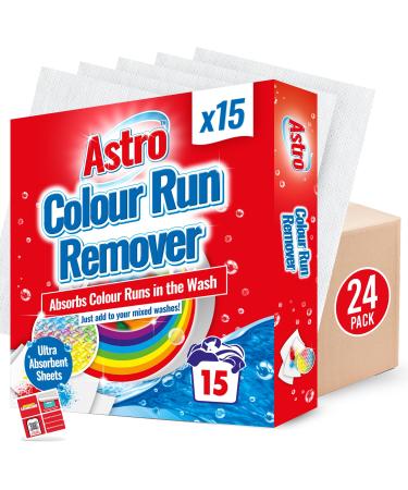 Bulk Colour Run Remover for Clothes 360 Sheets (24x15pk) | Colour Run Remover for Whites Colour Remover Clothes Dye Remover for Clothes - Buy Online on GoSupps.com
