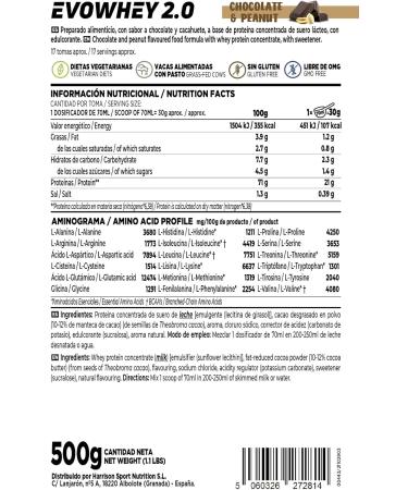 Buy HSN Sports Evowhey Concentrated Whey Protein - Chocolate Peanut Butter 500g | International Shipping Available - Buy Online on GoSupps.com