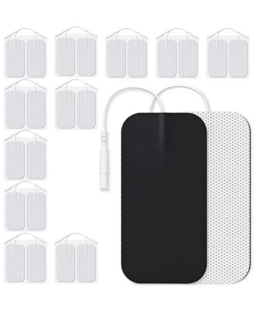 AUVON TENS Unit Replacement Pads 2 x 4 24 Pcs Reusable Latex-Free Large Size Electrodes Non-irritating Design with Upgraded Sticky Electrode Pads Gel for Electrotherapy - Buy Online on GoSupps.com