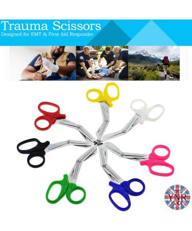 YNR 5.5 Black Trauma Scissors for EMT & Nurse Use | Medical Bandage & First Aid Scissors - CE Certified - Buy Online on GoSupps.com
