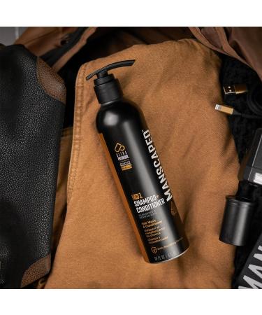 Manscaped 2 in 1 Shampoo & Conditioner - UltraPremium Hair Care with Sea Kelp Coconut Water & Aloe (16 oz) - Nourishing & Hydrating for Men - Ships Internationally - Buy Online on GoSupps.com