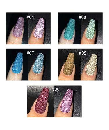 Buy Perfeciti 15ml UV Nail Polish - Glitter Diamond Gel for Stunning Mermaid Nail Art | Soak Off Pearl Shine & Shimmer - Buy Online on GoSupps.com
