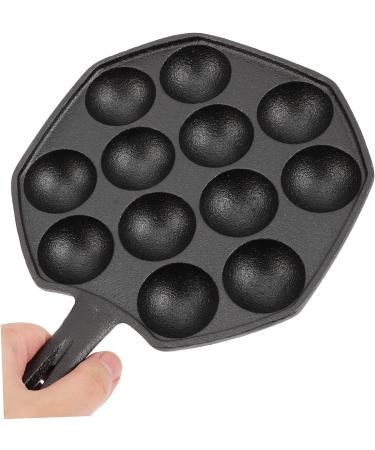 HOMSFOU Snail Pan Meat Balls Seafood Dish Crepe Pancake Pan Maker Skillet Poffertjes Pan Baking Plate Octopus Ball Pan Electric Griddles Escargot Grilling Plate Pie Iron Quail Eggs - Buy Online on GoSupps.com
