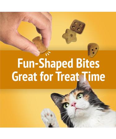 Friskies Party Mix Cat Treats Cheezy Craze Crunch with Real Cheese - 454 g Cannister (1 Pack) 454 g (Pack of 1) - Buy Online on GoSupps.com