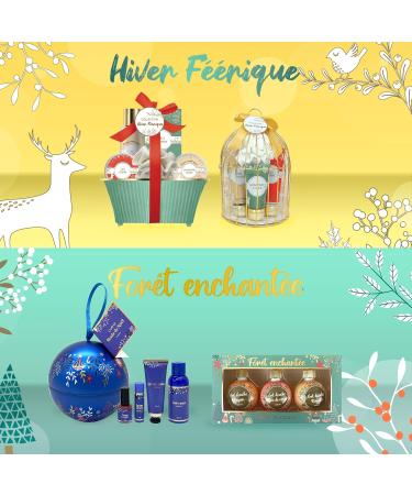  French Tendance Enchanted Forest Shower Gel Trio 100ml - Argan Cherry Blossom Vanilla - Body Care Kit Pampering Bath - Women's Beauty and Wellness Gift Set - Travel Size - French Trend - Buy Online on GoSupps.com