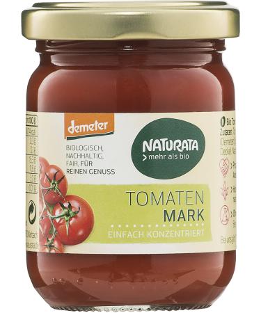 Naturata Organic Tomato Paste Single Concentrated (6 x 125 gr) 125 g (Pack of 6)