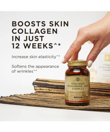 SOLGAR Hair Skin Nails & Collagen Bundle: Skin Nails & Hair Advanced MSM Formula 120 Tablets + Collagen Hyaluronic Acid Complex 30 Tablet + Biotin 10 000 mcg 120 Capsules - Buy Online on GoSupps.com