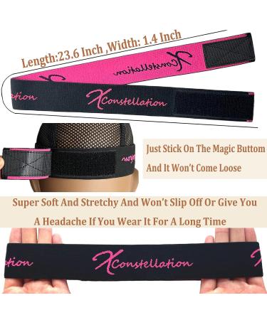 Xconstellation 12 Pcs HD Wig Caps for Women - Transparent & Invisible Stocking Caps with Elastic Wig Band Set - Wig Accessories - Buy Online on GoSupps.com