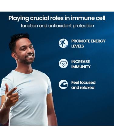 Immune Support Supplement with Vitamins C E Minerals & Herbal Complex Antioxidant & Detox Support 60 Capsules for Year-Round Immunity - Buy Online on GoSupps.com