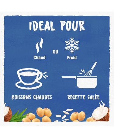 BJORG - Yes Vegetal Drink - Rice Coconut Soy - Organic Vegetable Drink - No Added Sugars - Low In Fat - Drink Or Cook -1L - Buy Online on GoSupps.com