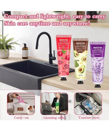 ZHHGOO 12 x Mini Hand Cream Set Hand Cream Set Moisturizing Repair Hand Cream Gift Idea Hand Cream Travel Size Hand Cream for Christmas Valentine's Day Beauty and Fragrance - Buy Online on GoSupps.com