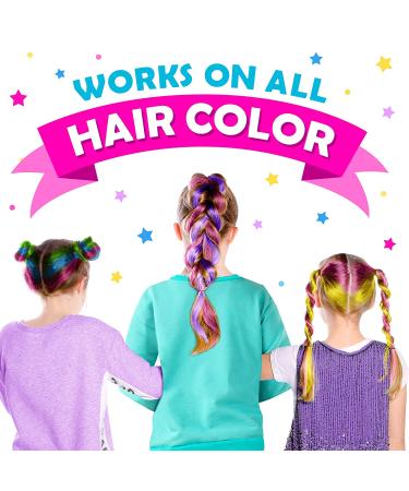 Original Stationery Hair Chalks Set for Girls - 10 Piece Temporary Hair Color Kit - Buy Online on GoSupps.com
