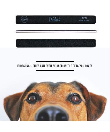 Professional Black Washable Emery Boards 7 Fingernail Files - 12 Pack (80/80) - Buy Online on GoSupps.com