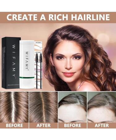 Dark Grey Eyebrow Stamp Stencil Kit - One Step Brow Stamp Makeup Powder with Mirror | Reusable Stencils for Thicker, Fuller Brows - Waterproof and Long Lasting - Buy Online on GoSupps.com