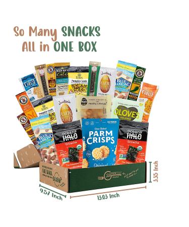 Keto Snacks Variety Pack - 30 Count | Gluten-Free High Protein Low Carb Snacks for Holiday, Get Well, Care Packages for College Students | Valentines Day Gifts | Best Keto Snacks and Treats | Keto Snack Box - 30 Piece Set - Buy Online on GoSupps.com