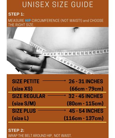 Vriksasana Sacroiliac Hip Belt for Women and Men - Alleviates Sciatic, Pelvic, Lower Back, and Sacral Nerve Pain - SI Joint Dysfunction Brace - Regular Size (32-45) Black - Buy Online on GoSupps.com