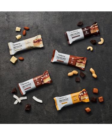 Foodspring Extra Chocolate Protein Bars - 13g Protein No Added Sugar Crunchy Peanut - Perfect Snack After Training - 12 x 45g (1 Pack) - Buy Online on GoSupps.com