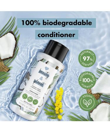 Love Beauty and Planet 100% Biodegradable Volume & Bounty Conditioner for Thin Hair | Coconut Water & Mimosa Flower | 0% Silicones Parabens & Dyes | 13.5 oz - Buy Online on GoSupps.com