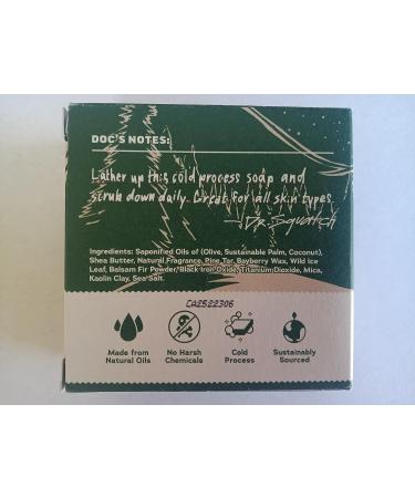 Dr. Squatch Limited Edition Snowy Pine Tar Bar Soap for Men - Medium Grit, All Natural, Coconut Scent - 1 Count - Buy Online on GoSupps.com