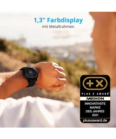 MEDION S2400 GPS Sports Watch - 1.3 Color Display Heart Rate Monitor Multi-Sport Modes IP68 Waterproof - Buy Online on GoSupps.com