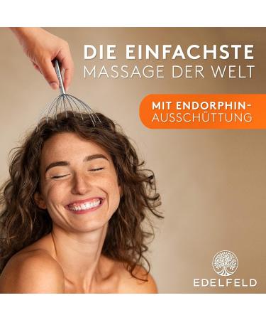 Edelfeld 24-Finger Head Massage Spider - Multi-Level Relaxation Device | Ideal Gift for Stress Relief - Buy Online on GoSupps.com