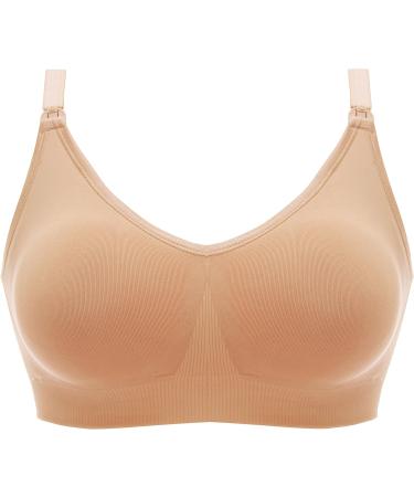 Bravado Body Silk Seamless Nursing Bra 1401 XS - Butterscotch | Comfy Support for Nursing Moms - Buy Online on GoSupps.com