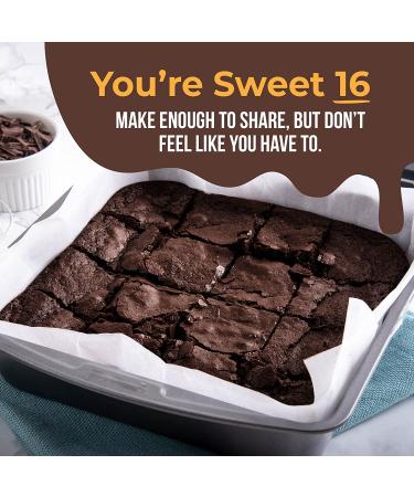 Keto Chocolate Fudge Brownie Mix - Low Carb, No Sugar Added, Real Dutch Cocoa - 16 Brownies - Vanilla & Espresso - Keki (1pack) - 12.8oz - Buy Online on GoSupps.com