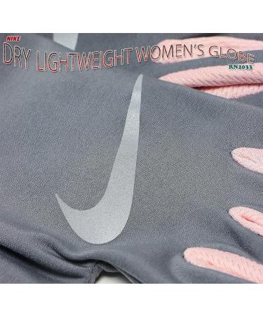 Nike Women's Lightweight Tech Running Gloves - Black/Silver, Small - Buy Online on GoSupps.com