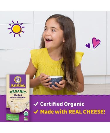 Annie's Organic White Cheddar Mac and Cheese Dinner - Kids' Macaroni, 6 OZ (Pack of 12) - Buy Online on GoSupps.com