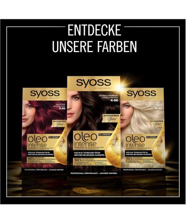 Syoss Oleo Intense Dark Blonde 6-10 Hair Color - Ammonia-Free Permanent Dye with Nourishing Oil (115 ml) - Buy Online on GoSupps.com