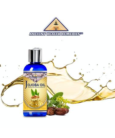 Organic Cold Pressed Jojoba Oil 4 oz - Hair Growth, Moisturizing, DIY Beauty - Bulk Wholesale from India - Buy Online on GoSupps.com