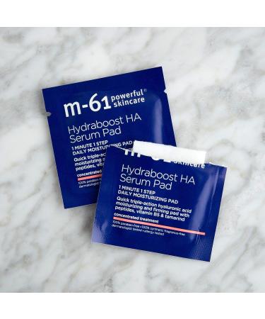M-61 Hydraboost HA Serum Pad - 10 Treatments | Hyaluronic Acid, Vitamin B5 & E | Moisturizing and Firming | 48-Hour Results - Buy Online on GoSupps.com
