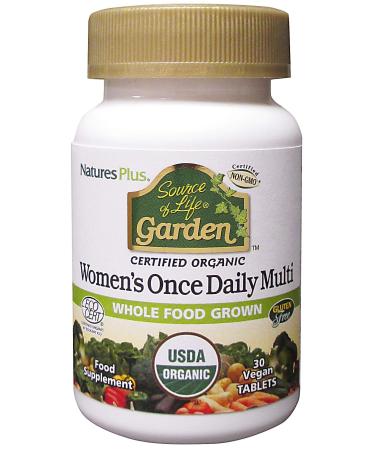 Nature's Plus Source of Life Garden Women's Once Daily Multi 30 Vegan Tablets