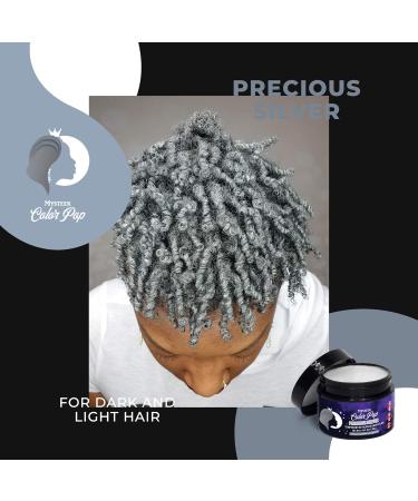 Color Pop Temporary Hair Color - Precious Silver No Bleach Wash Out 0.25 Fl Oz | Shop Internationally - Buy Online on GoSupps.com