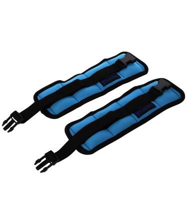 Kiefer 811400-10 Ankle/Wrist Weights (1-Pair) Light Blue 1 pair/1 pound each - Buy Online on GoSupps.com