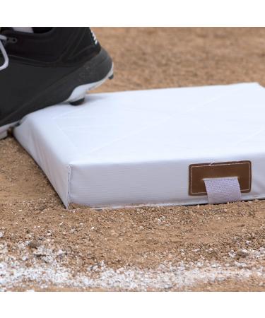 Champion Sports Foam Filled Nylon Cover Baseball Base Set - Quilted Cover with 1 Strap - 14 x 14 x 2 - Buy Online on GoSupps.com