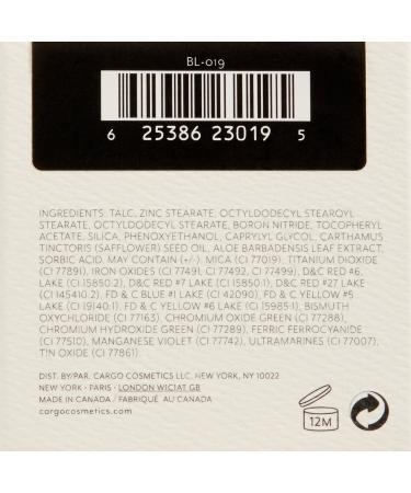 Cargo Powder Blush Rome 0.31 oz - Long-lasting Natural Color for All Skin Types - Buy Online on GoSupps.com