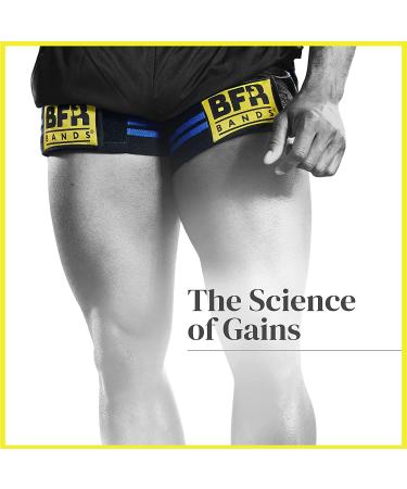 BFR Bands: Blood Flow Restriction Exercise Straps for Occlusion Training - Gym Workout & Weight Lifting - Resistance Bands for Increased Muscle Mass - Double Wrap - Buy Online on GoSupps.com