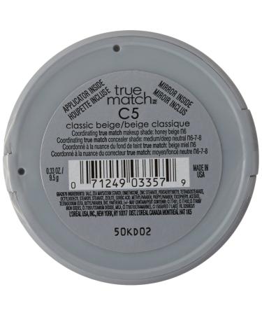 L'Or al Paris True Match Super-Blendable Powder Classic Beige 0.33 oz | Long-lasting Matte Finish - Buy Online on GoSupps.com