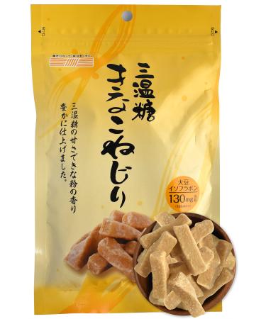 Japanese Snacks Kinako Mochi, Traditional Candy, No Additives, Gluten-Free, Twisted by Hands, Using Hokkaido Soybeans 170gYAMASAN