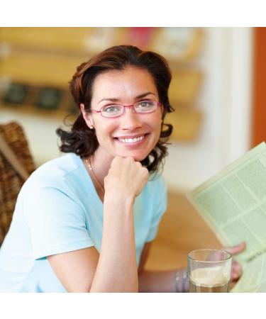 Compact Flat Folding Reading Glasses - Berry +2.5 | Stylish & Portable Eyewear - Buy Online on GoSupps.com