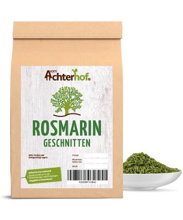 Rosemary dried 250g |100% pure and natural for spice blends and rosemary tea |Cut rosemary needles |Mediterranean spice |Intensive aroma |From the Achterhof 250 g (1 Pack) - Buy Online on GoSupps.com