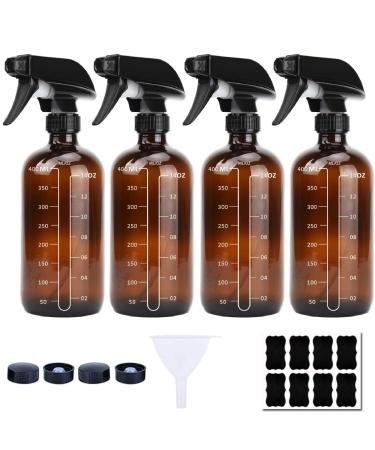 Braunglas spray bottle 4PCs 500ml empty glass watering can with adjustable spray head Environmentally friendly reusable atomizable atomizer effect for plant flowers garden hairdressing salon 500 ml (1 Pack) brown - Buy Online on GoSupps.com