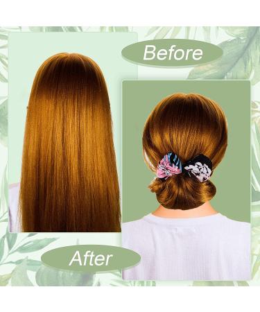 4-Piece Deft French Twist Bun Maker Set | Cloth Headband Lazy Hair Curler & Accessories for Women - Stylish Pattern - Buy Online on GoSupps.com