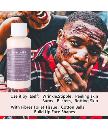 Mysense Liquid Latex Scar Wax SFX Makeup Kit with 6 Color Wheel Face Paint and Stage Blood - Perfect for Creating Fake Scars, Wounds, and Zombie Effects - Buy Online on GoSupps.com